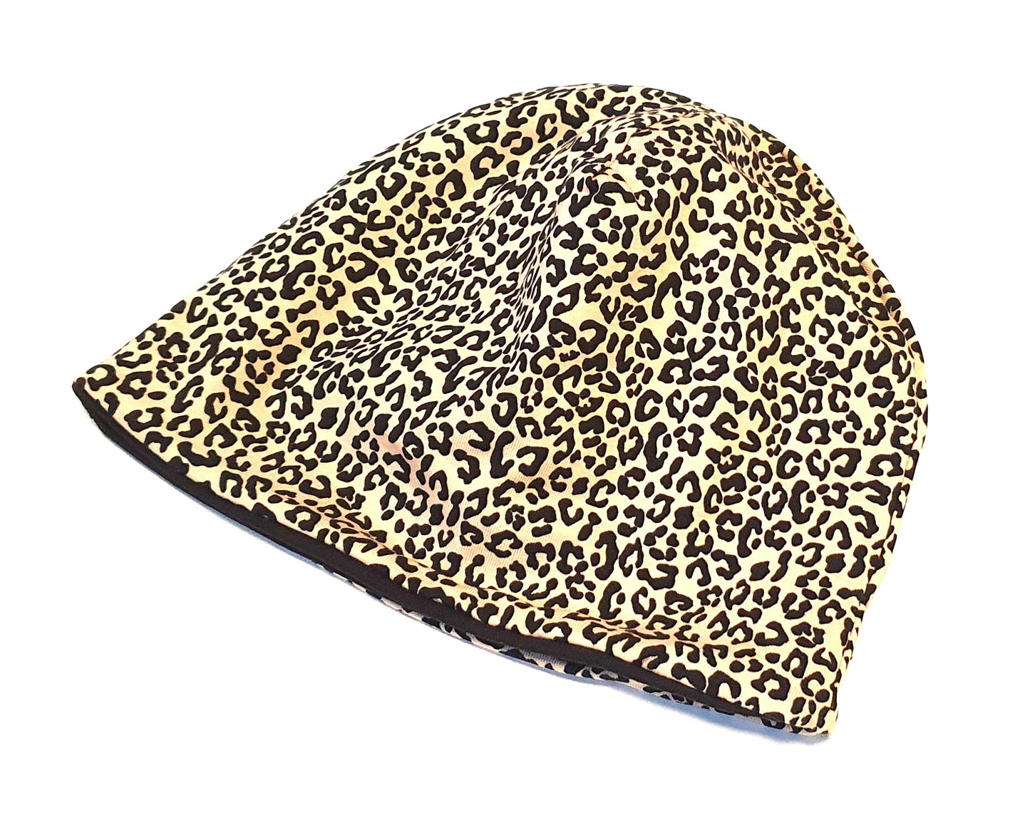 Mädchenmütze Leopard 54 cm