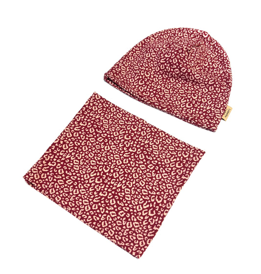 Set Mütze und Loop Paulina 54 cm