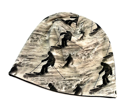 Mütze Skifahrer "schwarzweiß", 58 cm